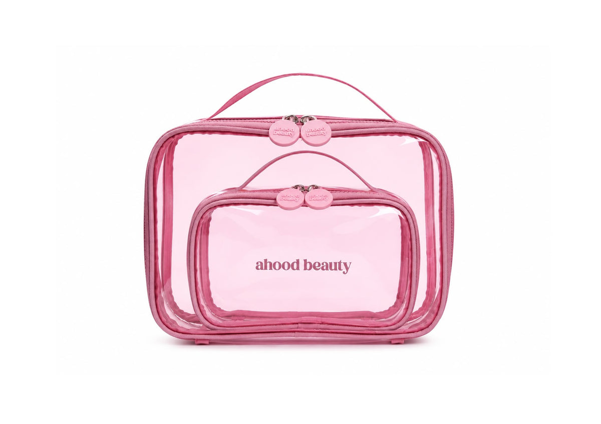 2in1 Cosmetics Pink Bag