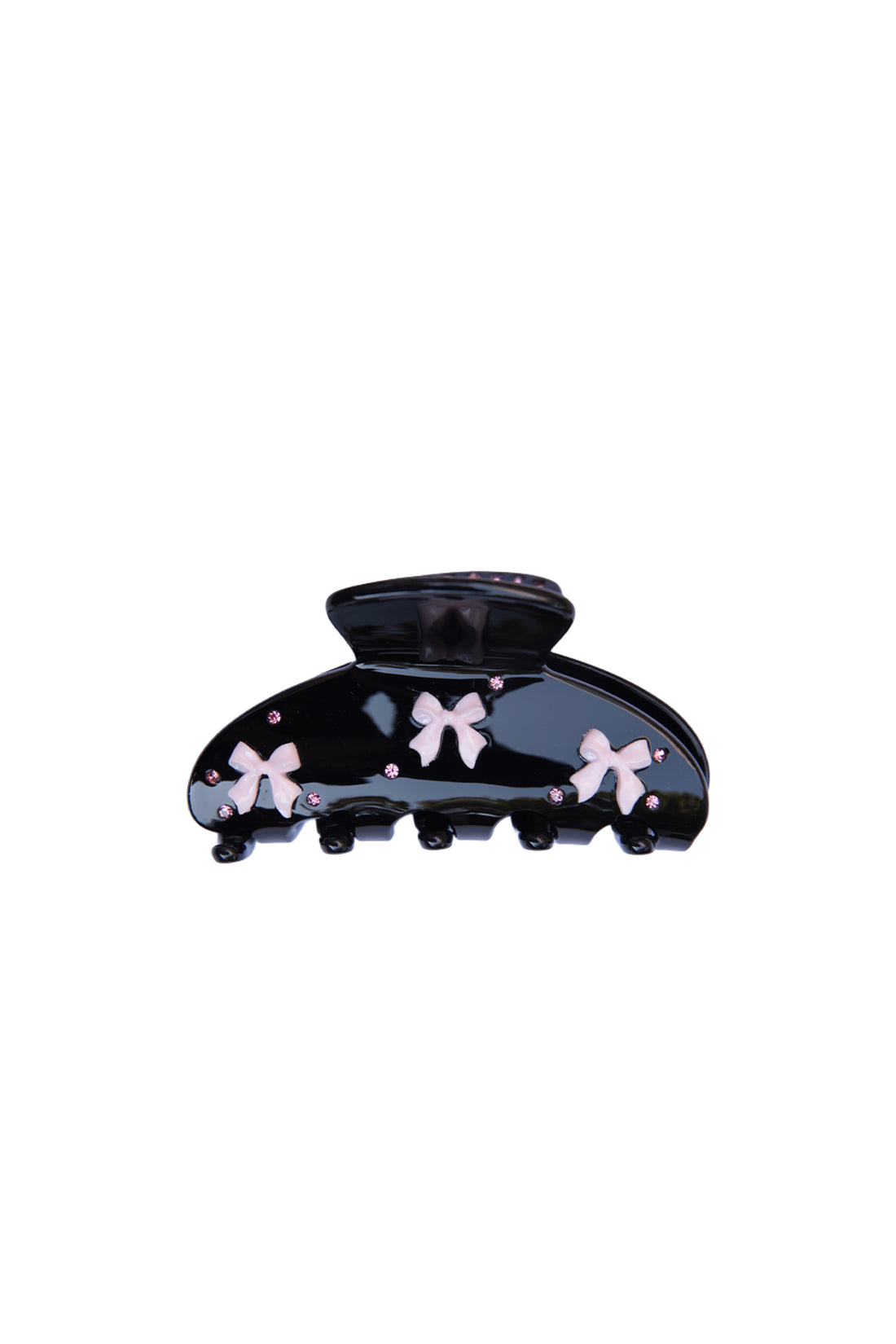 Midnight Bow Hair Clip