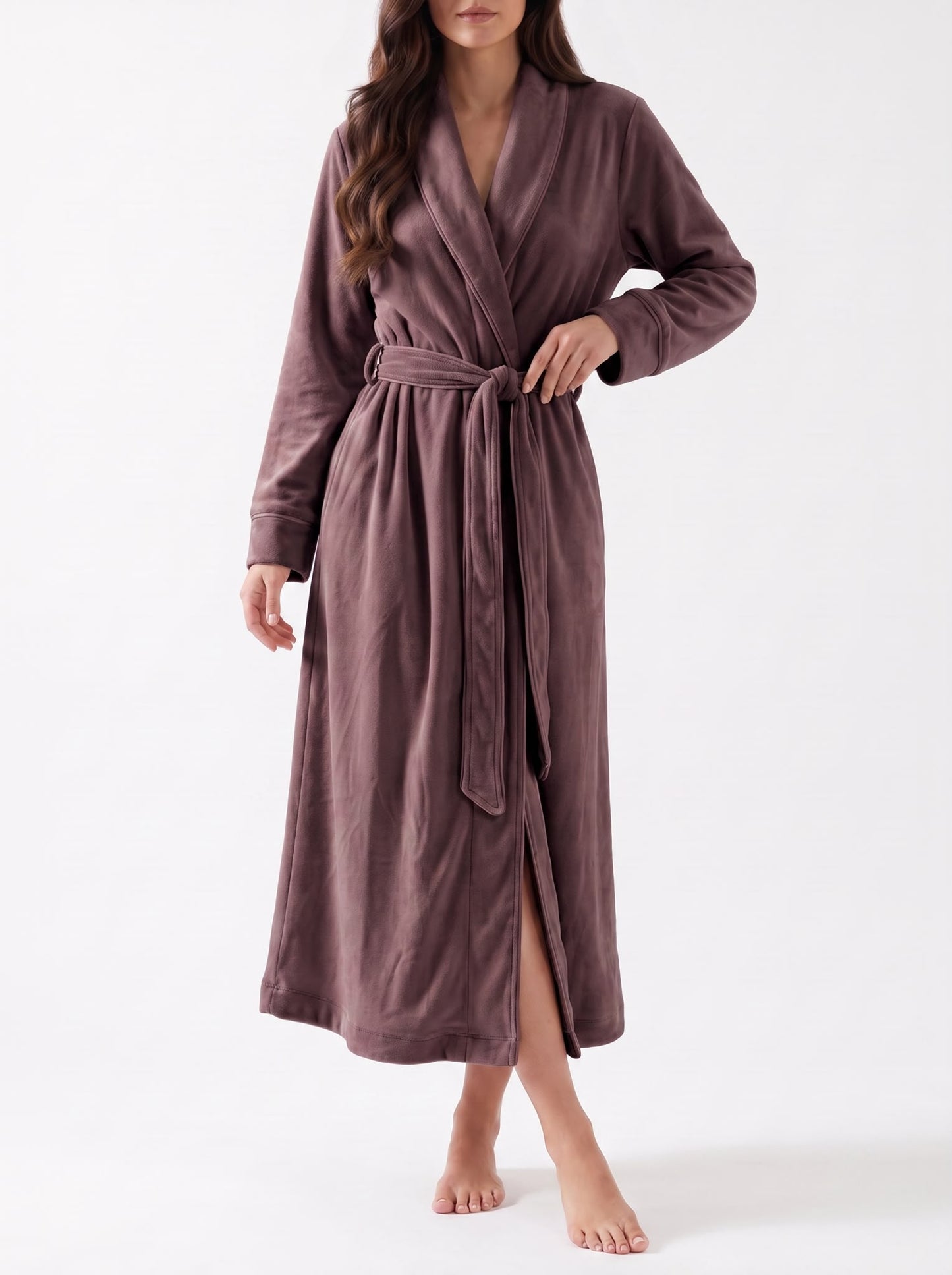 Velvet Robe - Dark Brown