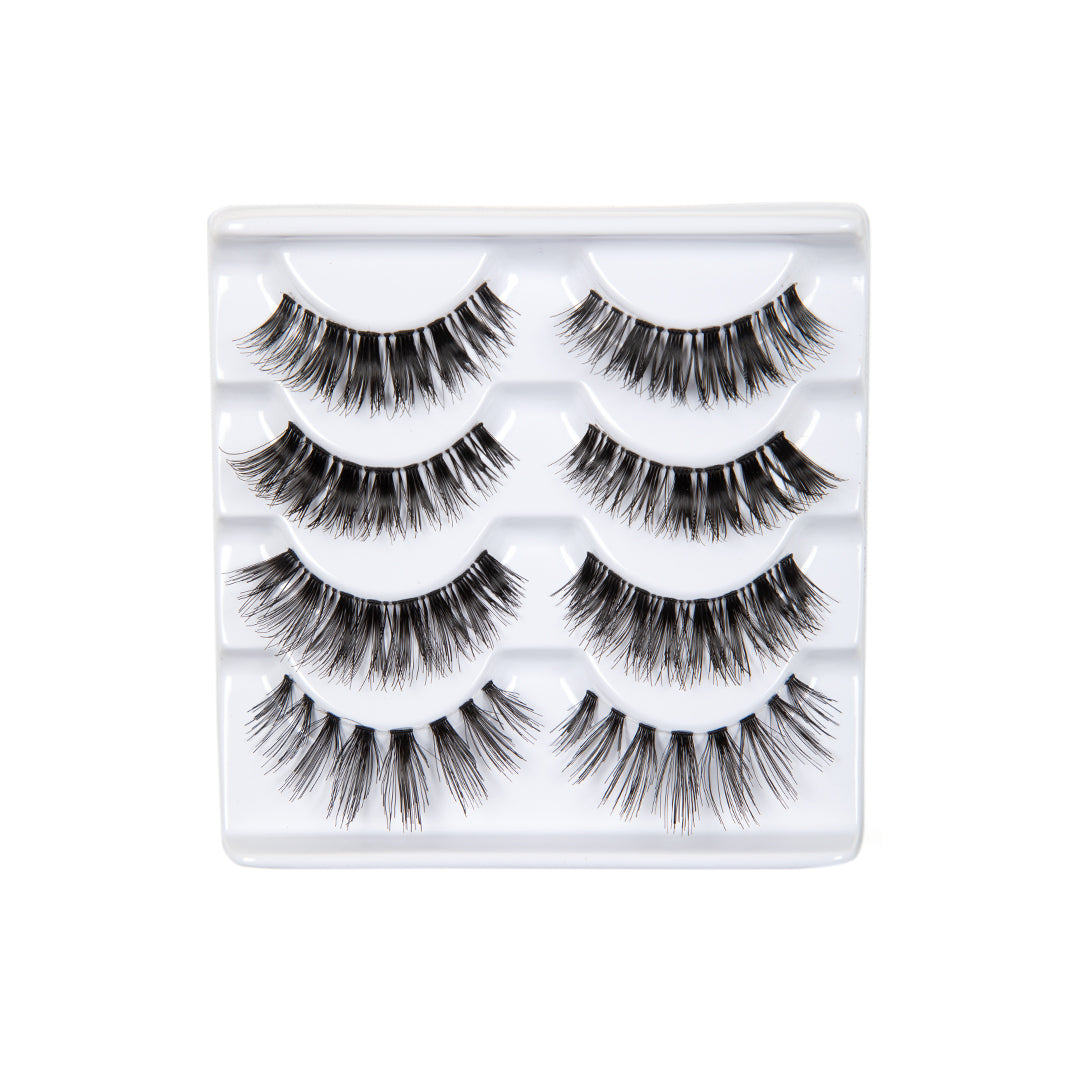 Glamorous Eyelash Set - 4 pairs