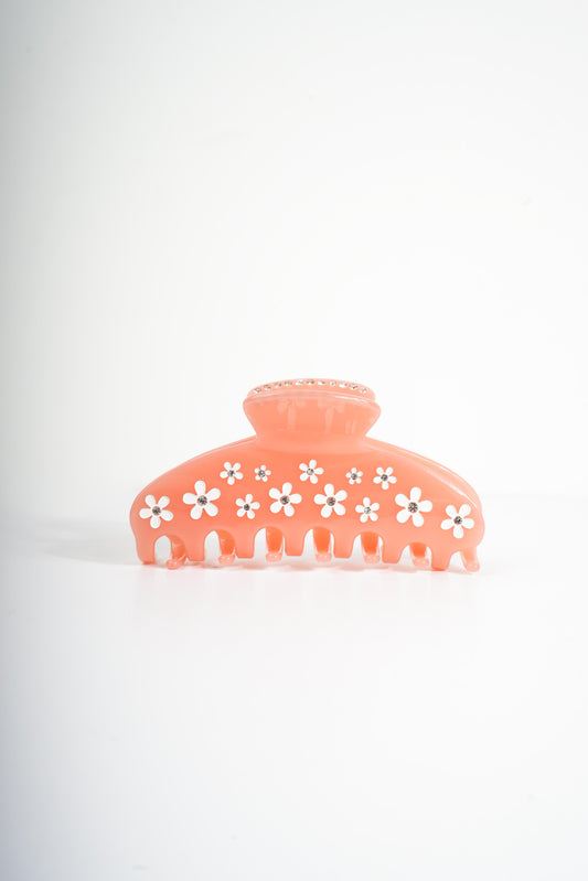 Hair Clip - Clean by Ahood x Casalfe - Coral Floral