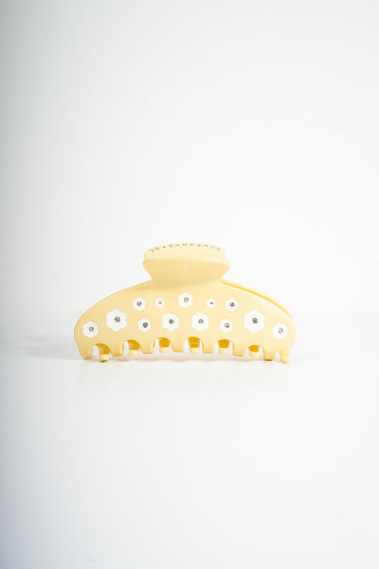 Hair Clip - Clean by Ahood x Casalfe - Yellow Floral