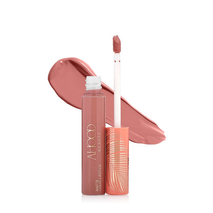 Coral Eyeshadow & Lipstick Set - 4 pcs